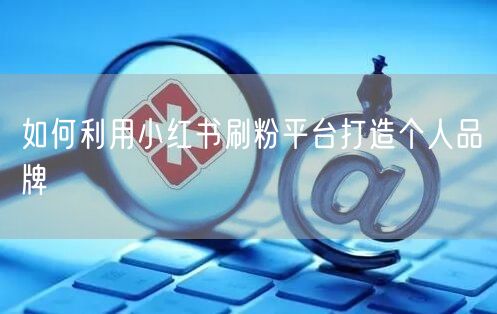 如何利用小红书刷粉平台打造个人品牌